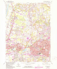 Manchester 1963 topographic map thumbnail