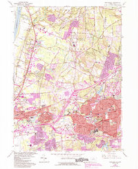 Manchester 1963 topographic map thumbnail