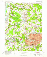 Manchester 1952 topographic map thumbnail