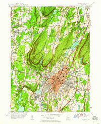Meriden 1955 topographic map thumbnail