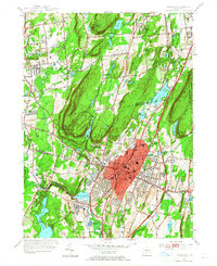 Meriden 1955 topographic map thumbnail