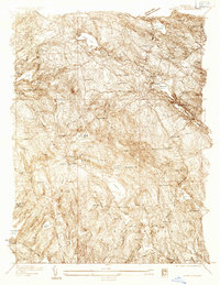 Montville 1935 topographic map thumbnail