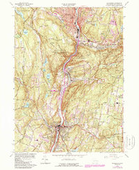 Naugatuck 1964 topographic map thumbnail