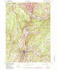 Naugatuck 1964 topographic map thumbnail