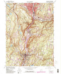Naugatuck 1964 topographic map thumbnail