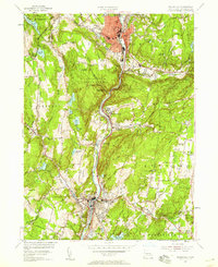 Naugatuck 1954 topographic map thumbnail