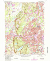 New Britain 1966 topographic map thumbnail