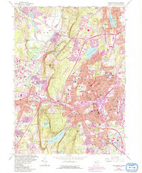 New Britain 1966 topographic map thumbnail