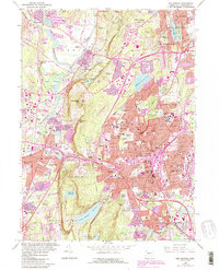 New Britain 1966 topographic map thumbnail