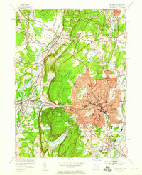 New Britain 1953 topographic map thumbnail