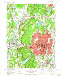 New Britain 1953 topographic map thumbnail