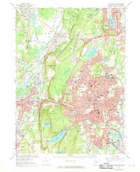 New Britain 1966 topographic map thumbnail
