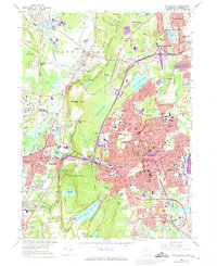 New Britain 1966 topographic map thumbnail