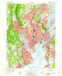 New Haven 1954 topographic map thumbnail