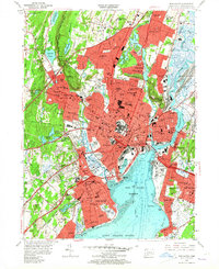 New Haven 1954 topographic map thumbnail