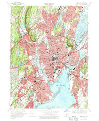 New Haven 1967 topographic map thumbnail