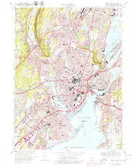 New Haven 1967 topographic map thumbnail