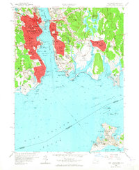 New London 1958 topographic map thumbnail