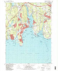 Niantic 1983 topographic map thumbnail