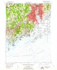 Norwalk South 1951 topographic map thumbnail