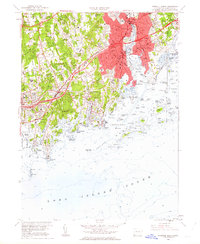 Norwalk South 1960 topographic map thumbnail