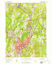 Norwich 1954 topographic map thumbnail