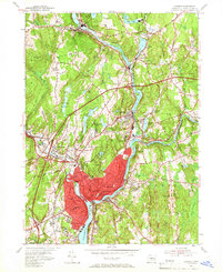 Norwich 1954 topographic map thumbnail