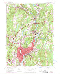 Norwich 1954 topographic map thumbnail