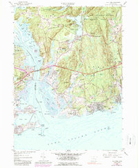 Old Lyme 1958 topographic map thumbnail