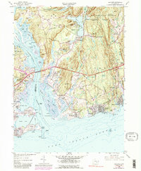 Old Lyme 1958 topographic map thumbnail