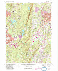 Southington 1968 topographic map thumbnail