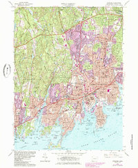 Stamford 1960 topographic map thumbnail
