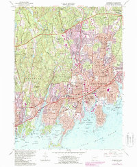 Stamford 1987 topographic map thumbnail