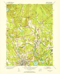 Ashaway 1953 topographic map thumbnail
