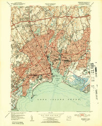 Bridgeport 1951 topographic map thumbnail