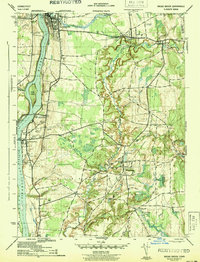 Broad Brook 1944 topographic map thumbnail