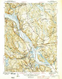 Deep River 1944 topographic map thumbnail