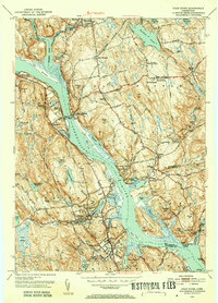 Deep River 1952 topographic map thumbnail