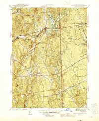 East Killingly 1945 topographic map preview