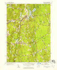 East Killingly 1955 topographic map thumbnail