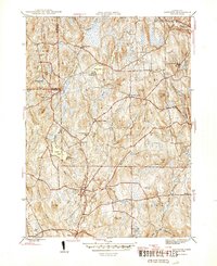 Eastford 1945 topographic map thumbnail