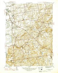 Glastonbury 1946 topographic map thumbnail