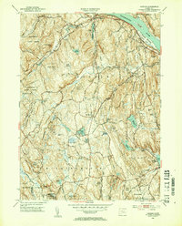 Haddam 1952 topographic map thumbnail