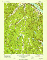 Haddam 1952 topographic map thumbnail