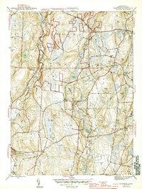 Hampton 1944 topographic map thumbnail
