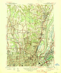Hartford North 1945 topographic map thumbnail