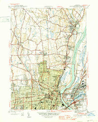 Hartford North 1945 topographic map thumbnail
