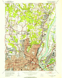 Hartford North 1952 topographic map thumbnail