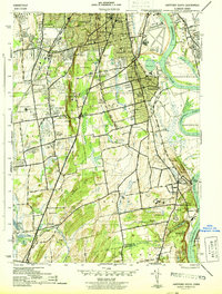 Hartford South 1944 topographic map thumbnail