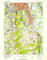 Hartford South 1952 topographic map thumbnail
